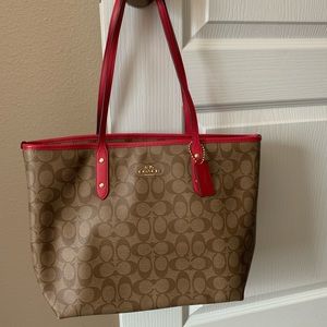 Coach City Zip Top Tote